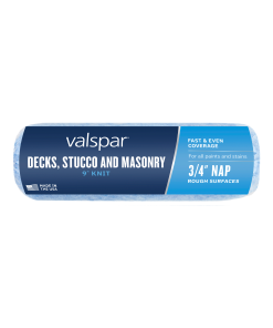 Valspar® 9-in x 3/4-in Stucco, Decks and Masonry Knit Roller Cover