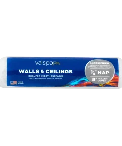 Valspar® 9-in x 3/8-in Walls and Ceilings Microfiber Roller Cover